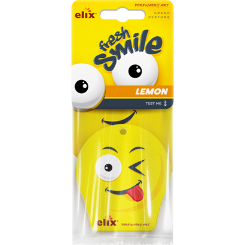 fresh smile paper air freshener lemon