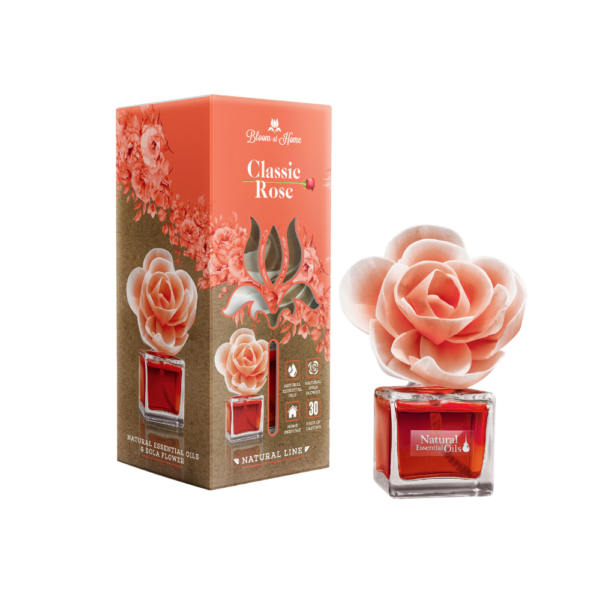Bloom at Home sola flower home air freshener Classic Rose