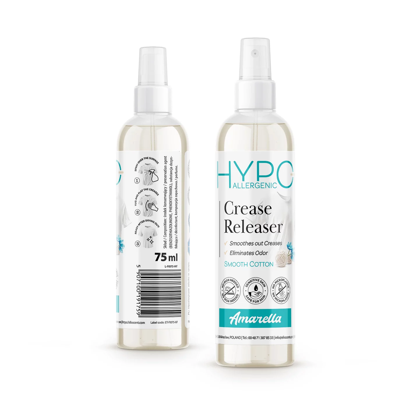 Hypoallergenic Crease Releaser 75 ml