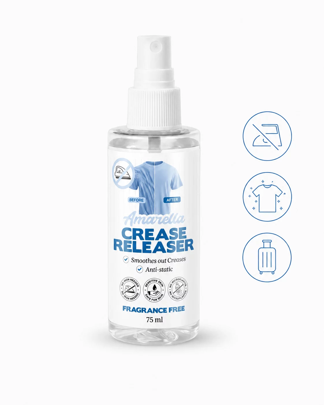 Amarella Unscented Crease Releaser 75 ml
