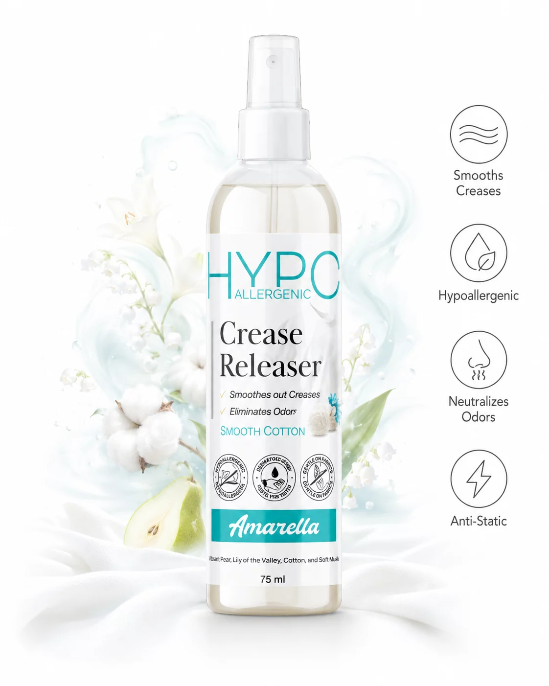 Hypoallergenic Crease Releaser 75 ml