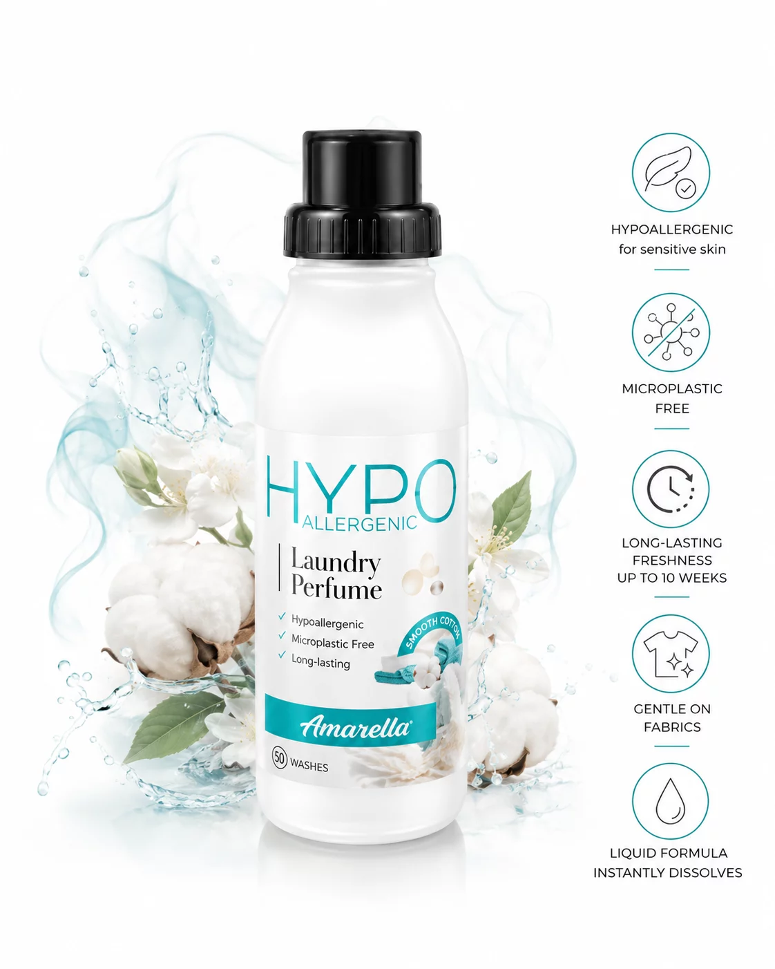 AMARELLA Hipoalergiczne Perfumy do Prania 500ml
