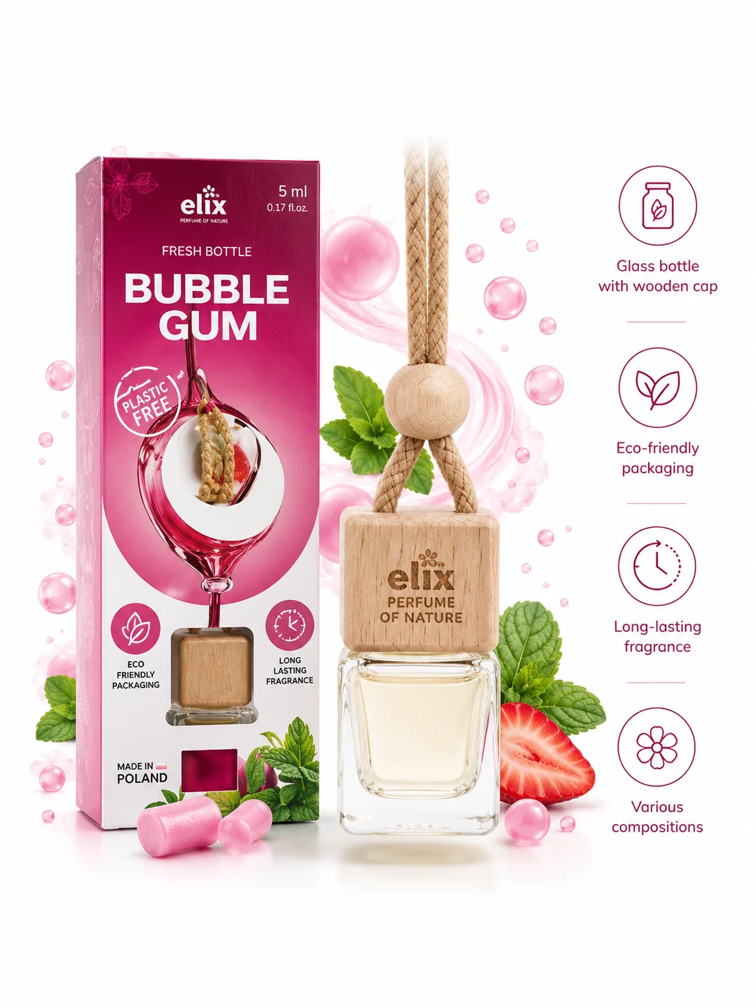 Fresh Bottle Odświeżacz Samochodowy 5ml