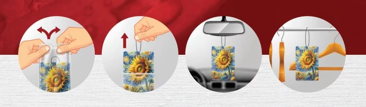 Piece of Art Car Air Freshener