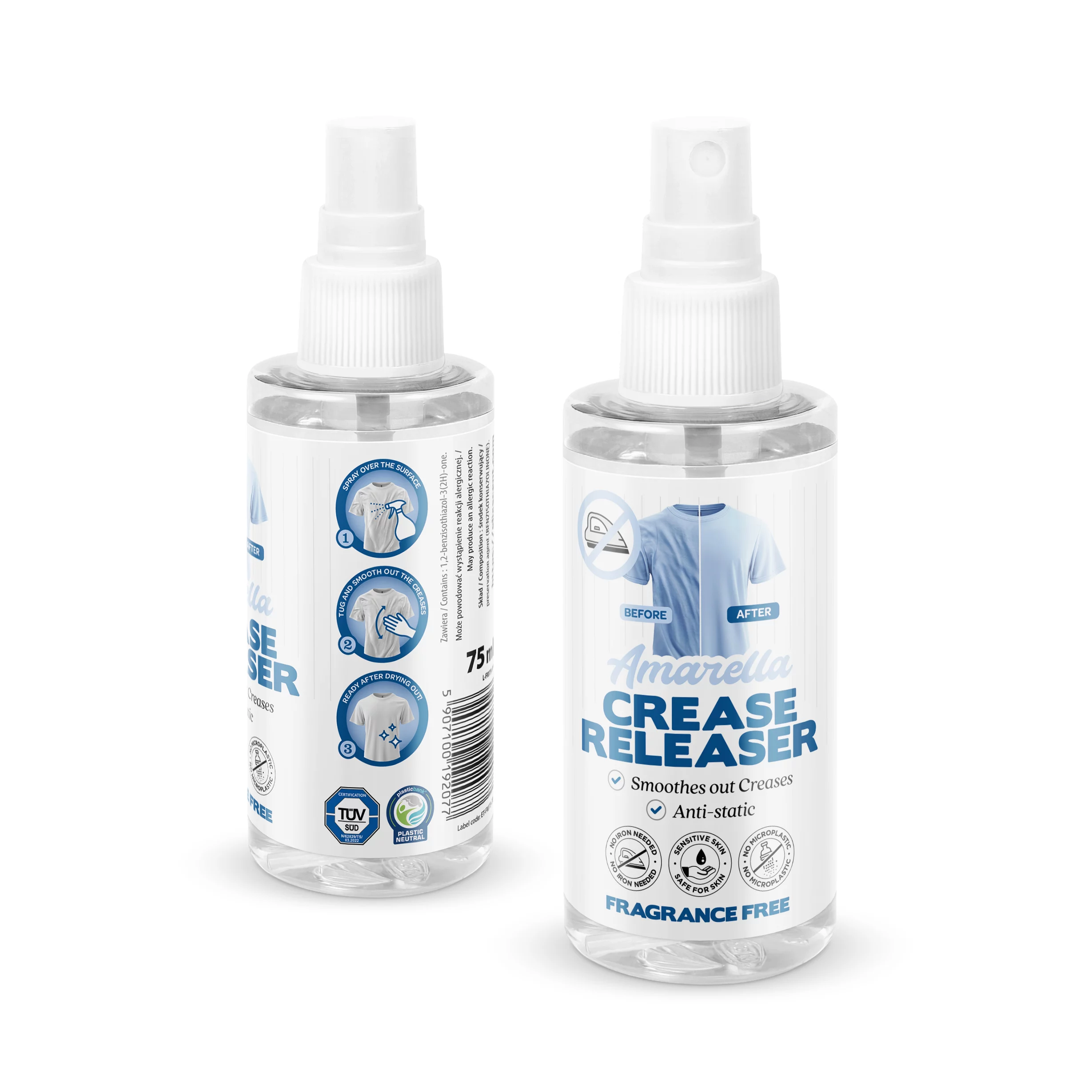 Amarella Unscented Crease Releaser 75 ml