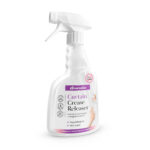 A product for removing wrinkles from curtains and drapes