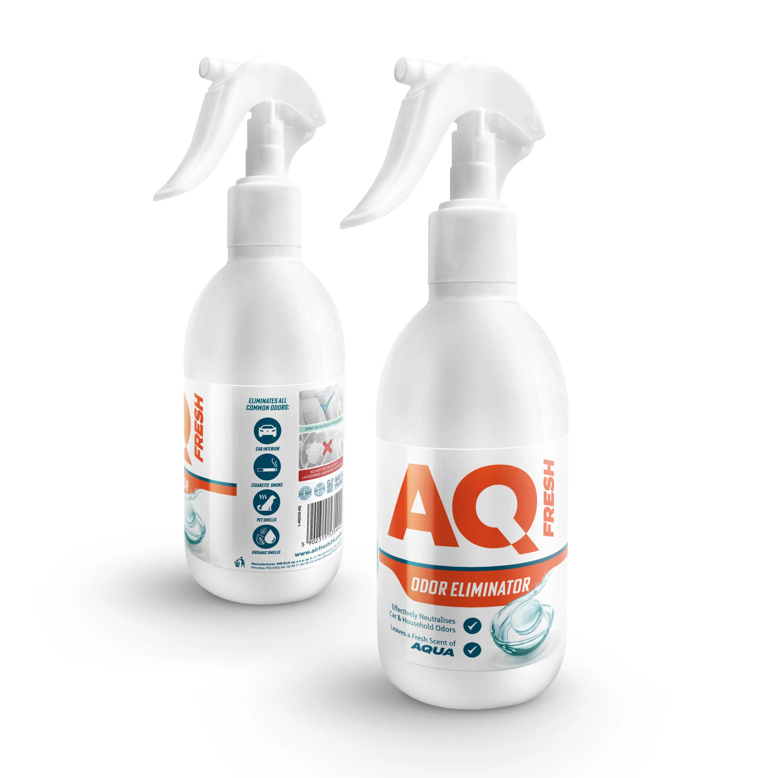AQ Fresh Home & Car Odour Eliminator 250 ml
