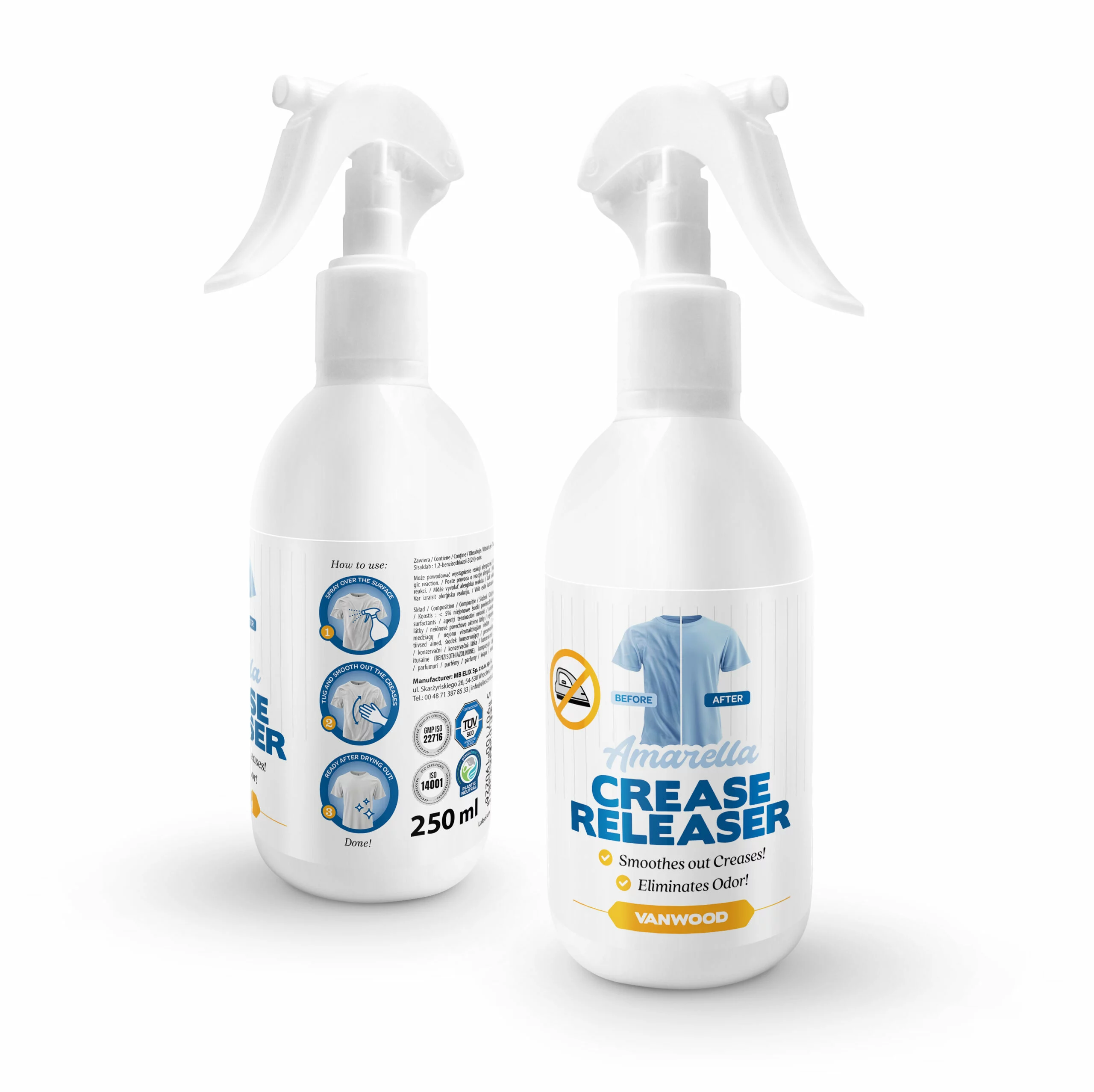 Żelazko w Sprayu 250 ml
