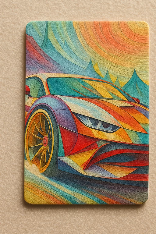Piece of Art Car Air Freshener