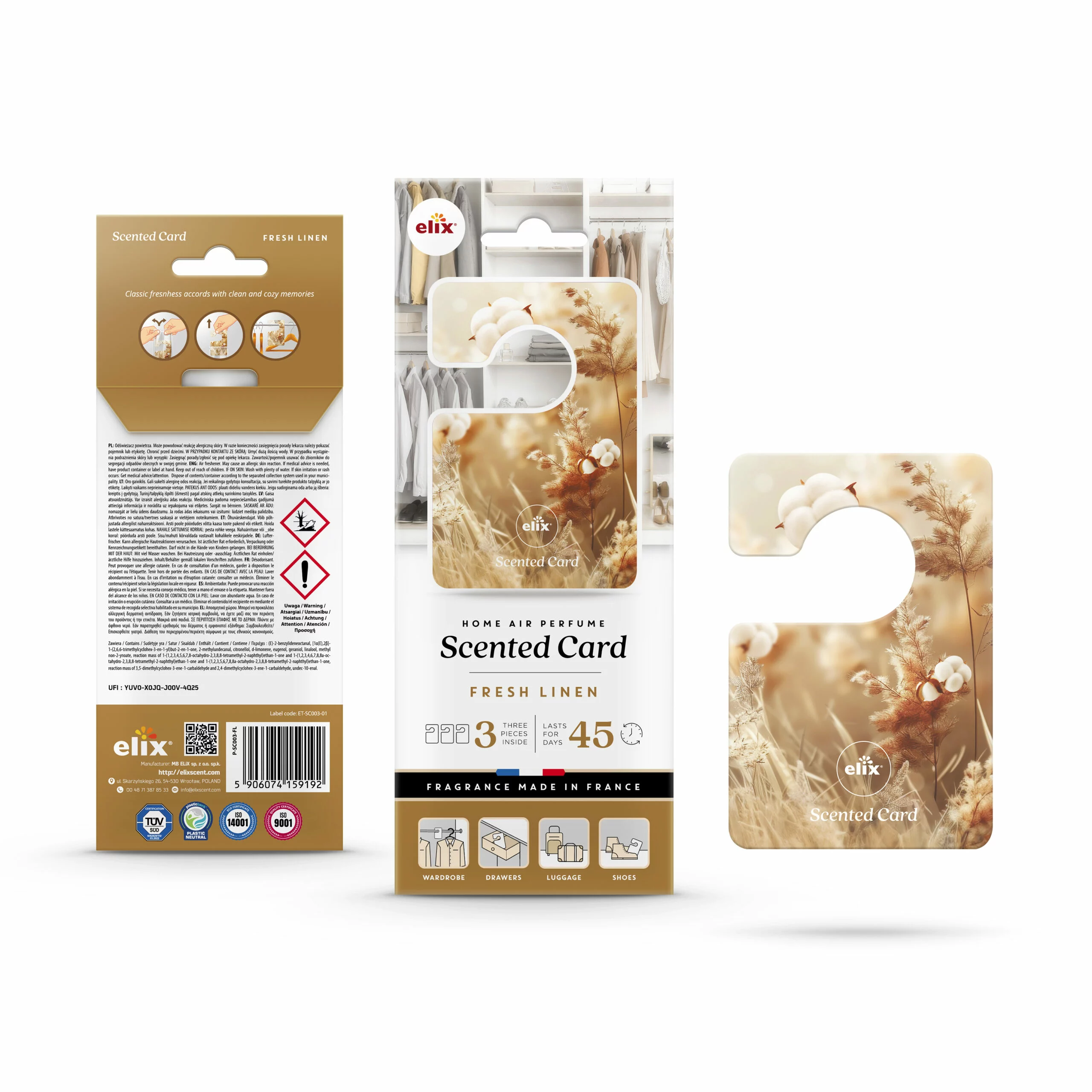 Scented Card - 3 pieces