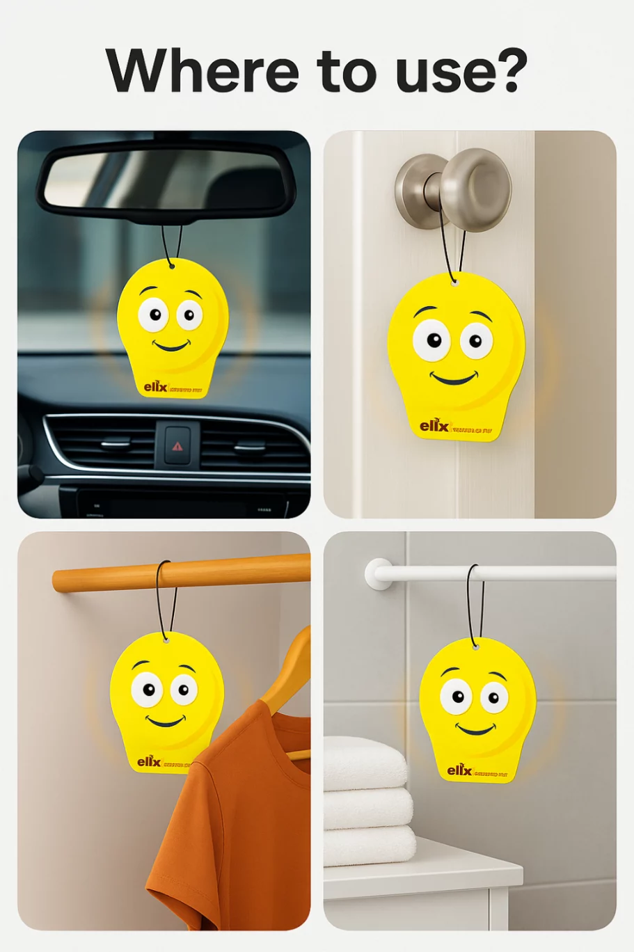 Fresh Smile Hanging Air Freshener