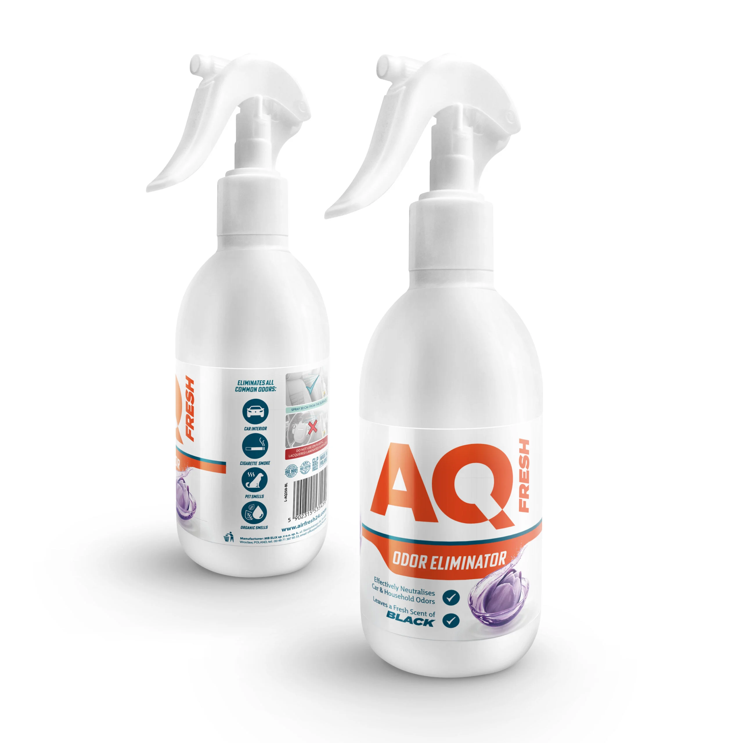 AQ Fresh Home & Car Odour Eliminator 250 ml