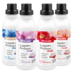 Amarella Laundry Perfume Set 4x500ml – Classic Colavera Floralis Tropicala | 200 Washes Long Lasting Fabric Scent | 2 Litres