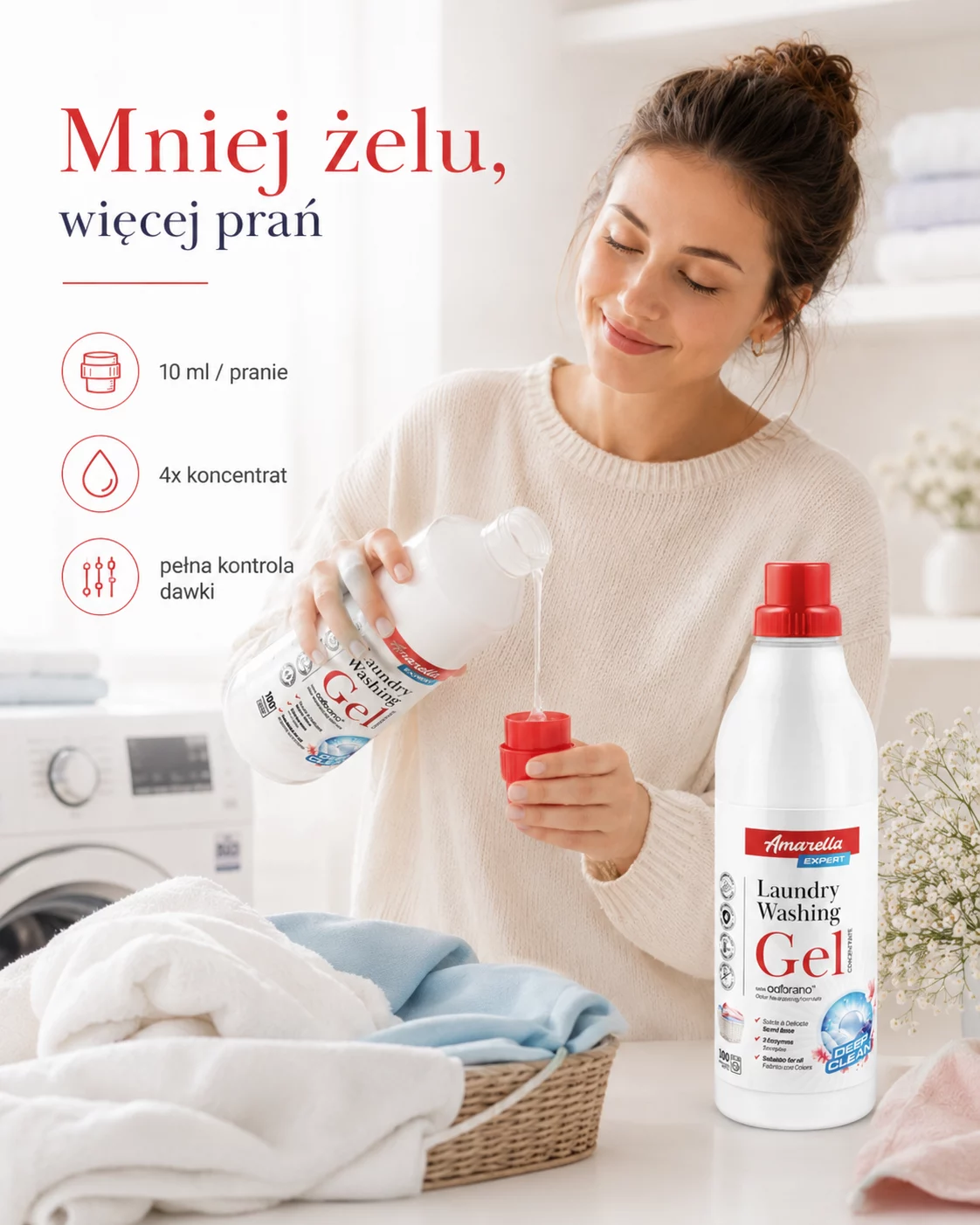 Amarella Expert Skoncentrowany Żel do Prania 1L (Copy)