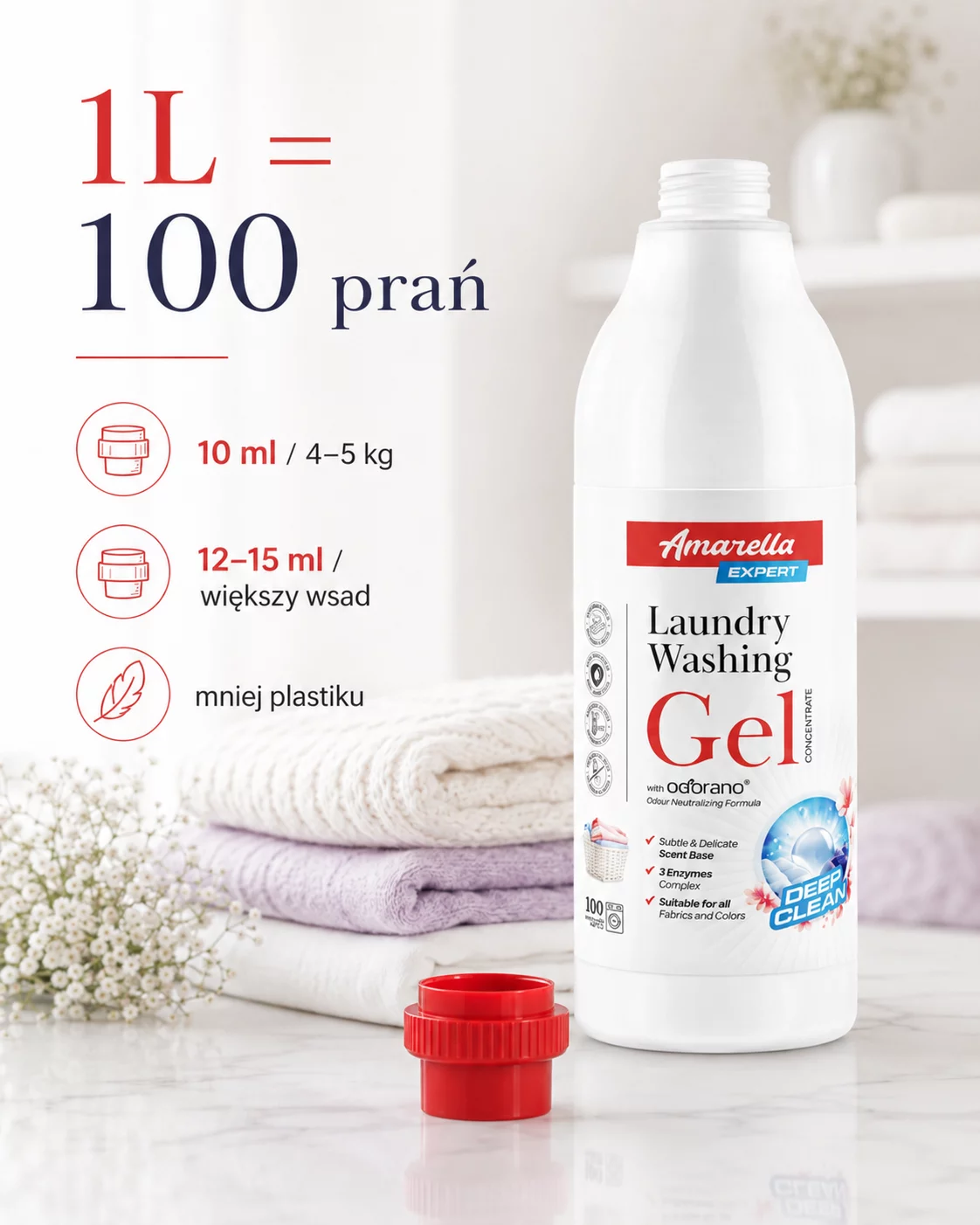Amarella Expert Skoncentrowany Żel do Prania 1L (Copy)