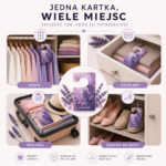 Wardrobe Scented Cards Set 12 Pack – 4 Fragrances 540 Days Freshness | Rose Garden Red Fruits Fresh Linen Lavender Breeze | ELIX - Image 3