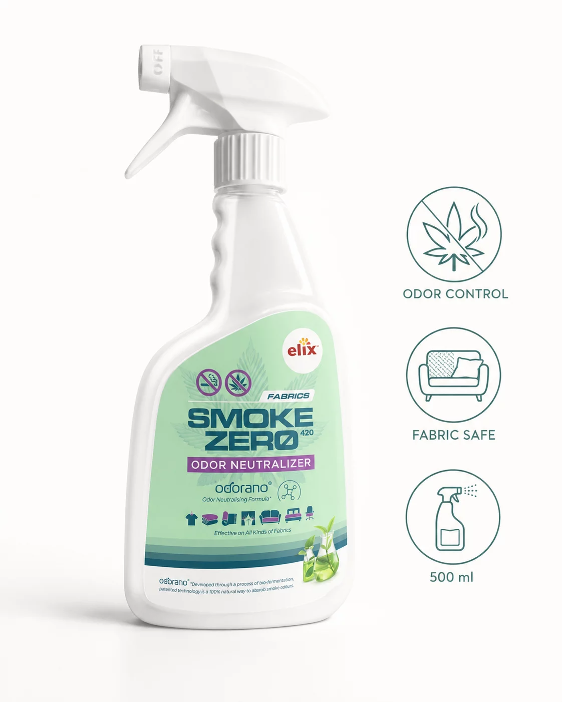 Smoke Zero 420 Fabric Spray 500 ml