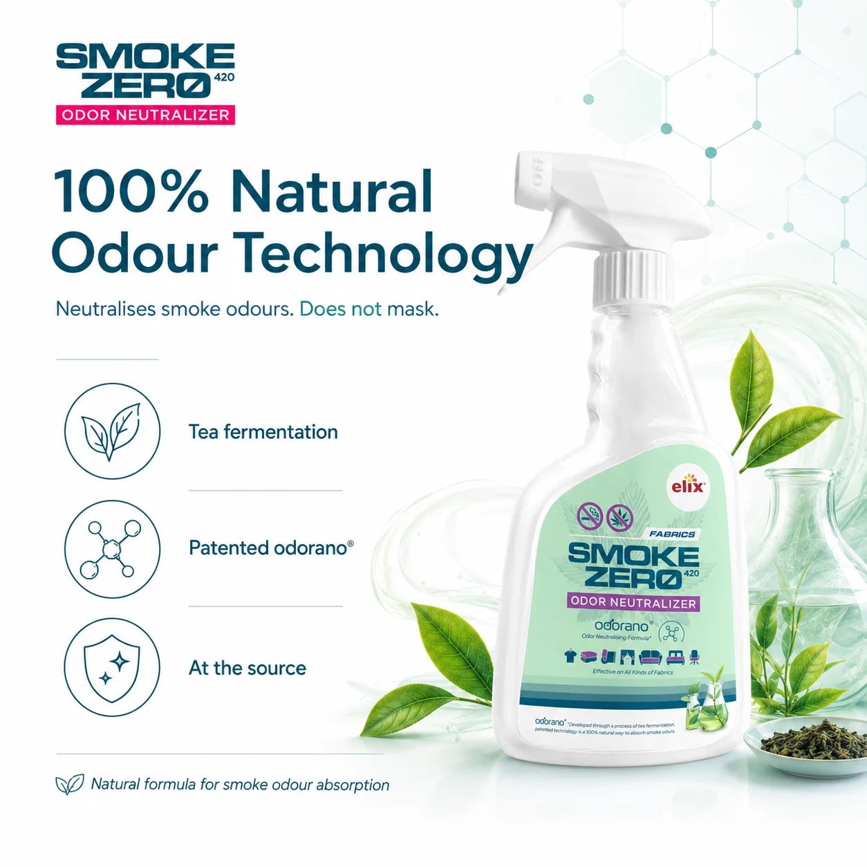 Smoke Zero 420 Fabric Spray 500 ml