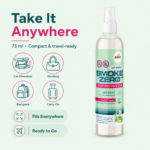 Smoke Zero 420 Air Spray Mini - Pocket Odour Neutraliser for Cigarette & Cannabis Smoke, Very Cherry, 75 ml - Image 4