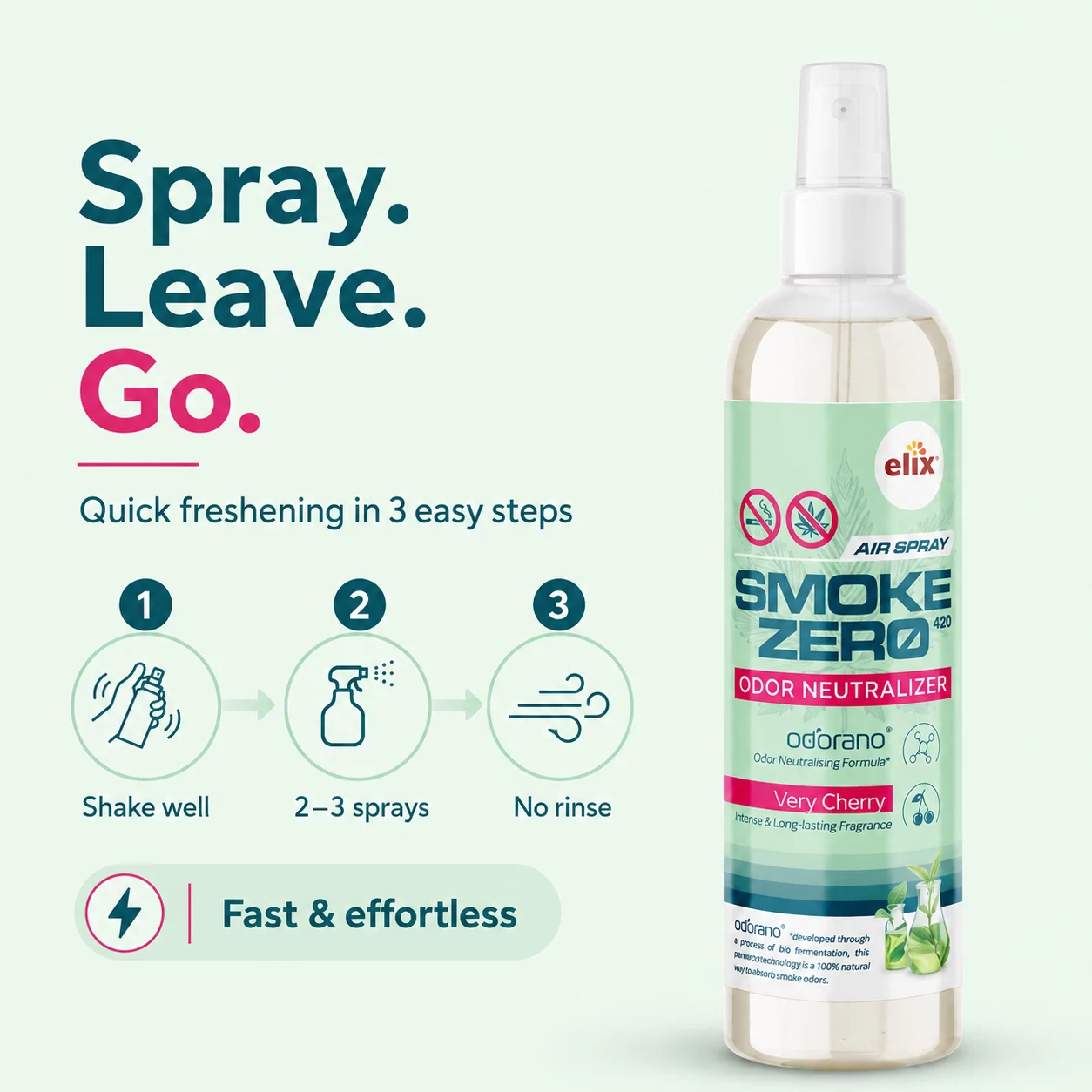 Smoke Zero 420 Air Spray Mini - Very Cherry 75 ml