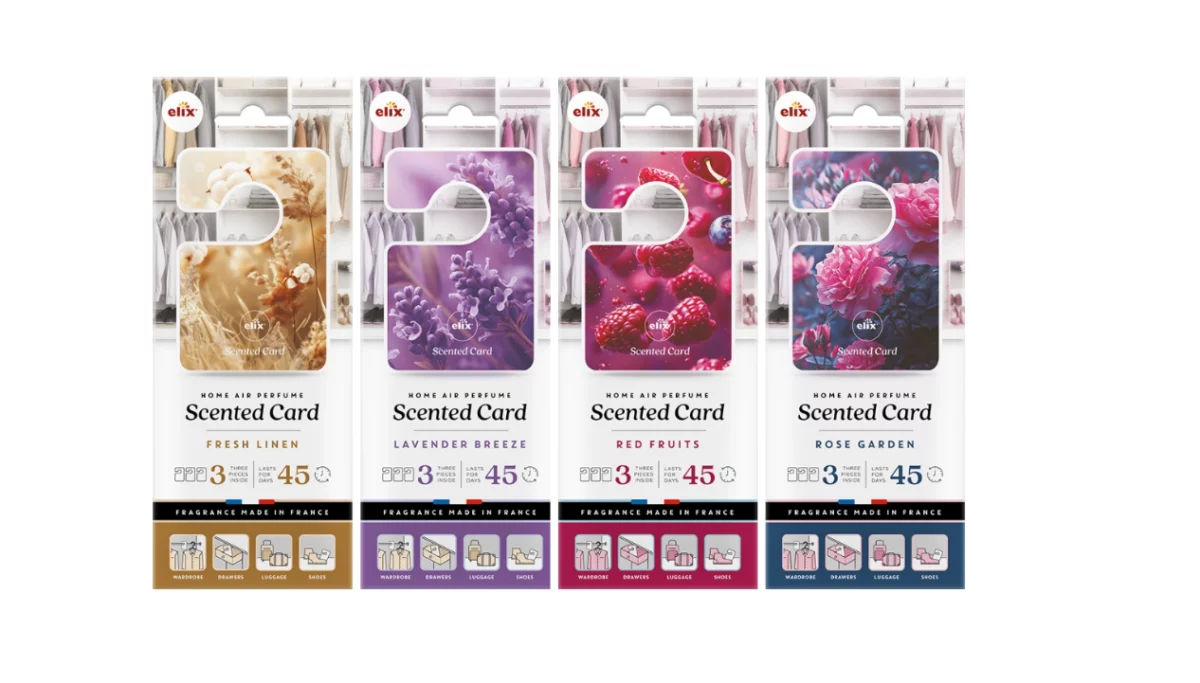 Wardrobe Scented Cards Set 12 Pack - 4 Fragrances
