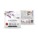 Lavender Breeze Wardrobe Scented Sachets 3 Pack – 135 Days Freshness | Drawer, Closet & Suitcase Freshener | ELIX - Image 2