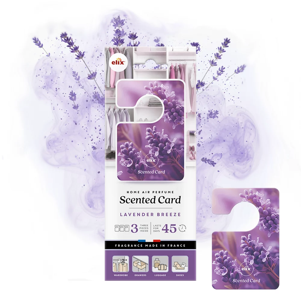 Wardrobe Scented Cards Set 12 Pack - 4 Fragrances