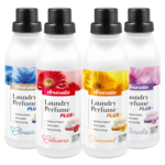 Amarella Laundry Perfume Set 4x500ml – Classic Colavera Vanwood Floralis | 200 Washes Long Lasting Fabric Scent | 2 Litres