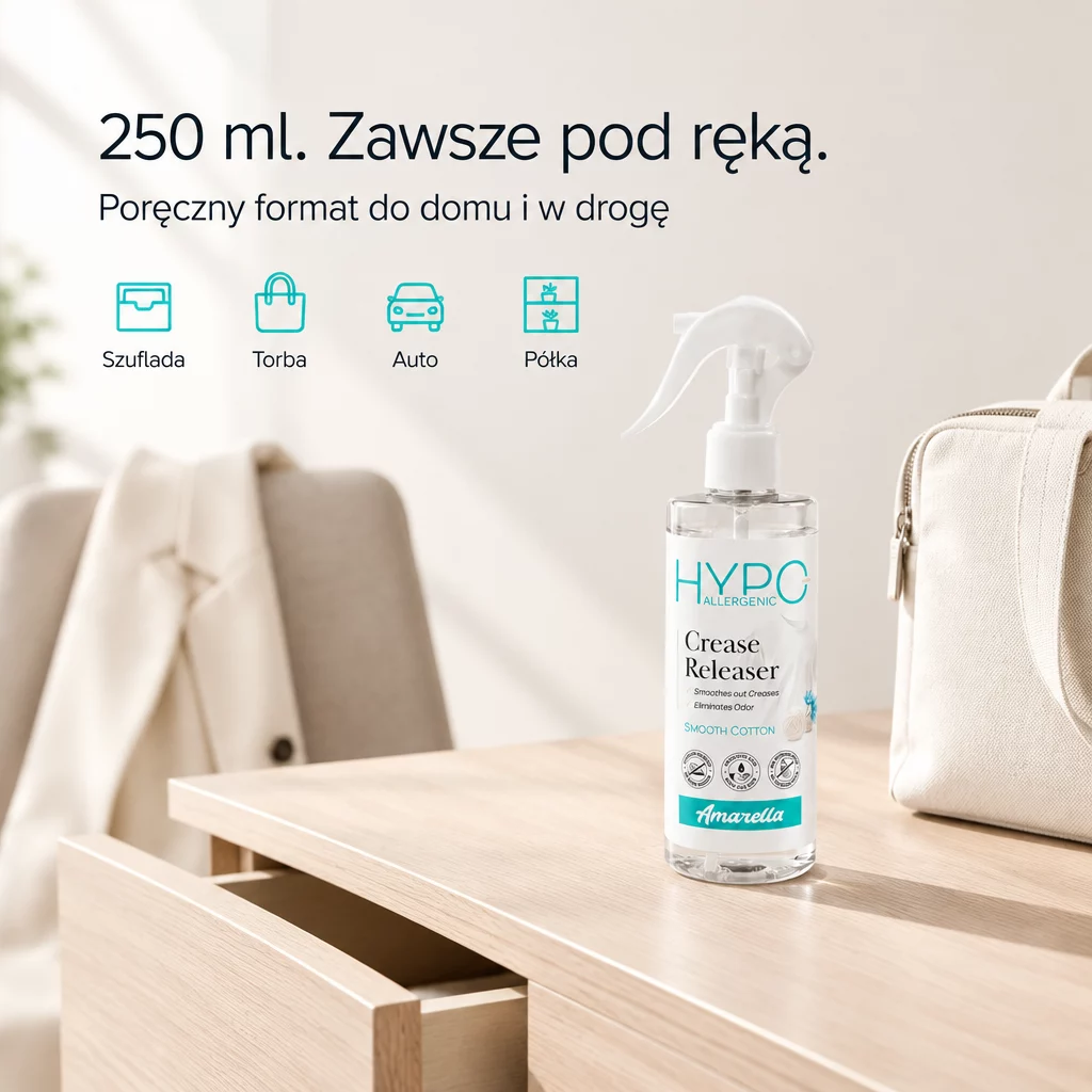 Hipoalergiczne żelazko w sprayu 250ml
