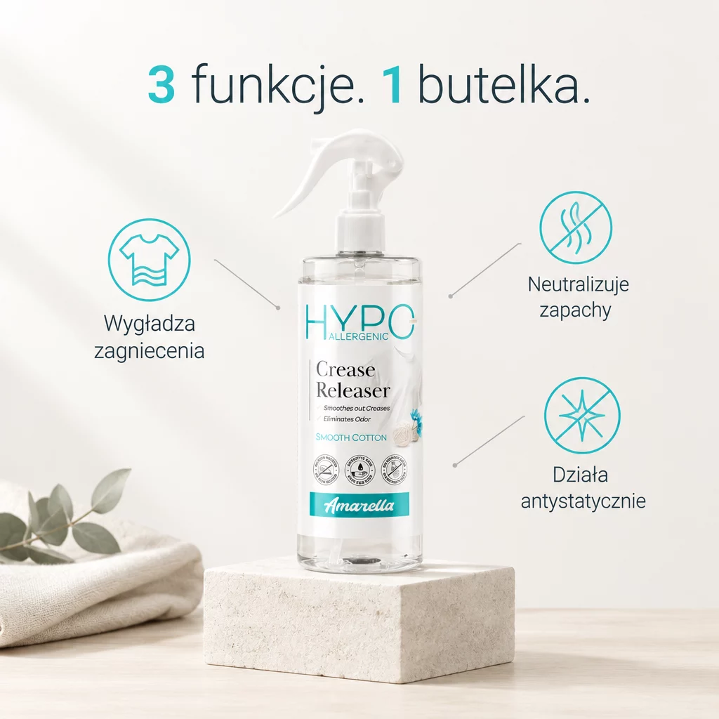 Hipoalergiczne żelazko w sprayu 500ml